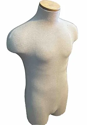 High Quality ADULT MANNEQUIN TORSO On Base 30  Jersey Fabric Cover Clean! • $129.99