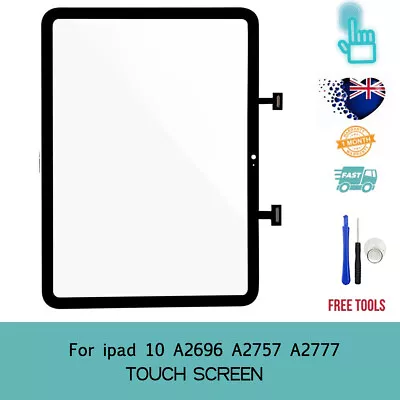 For IPad 10 A2696 A2757 Glass Replacement Touch Screen Digitizer OEM Original IC • £20.99