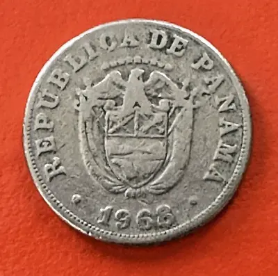 Panama ~ 1968  5 Centesimos De Balboa Coin ~ Km-23 • $3