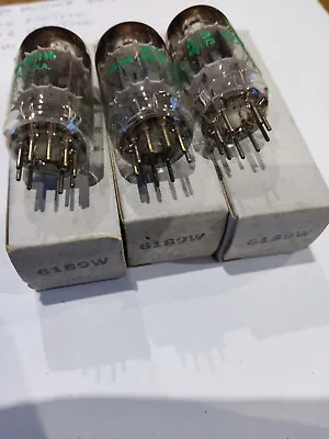 3x  Nos Ge 6189w = Mil Spec 12au7 Twin Triode Preamp Tubes.valve Guitar Amp • $35