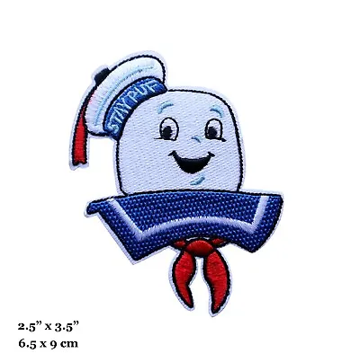 Mr Stay Puft Marshmallow Man Ghostbusters Movie Embroidered Iron On Patch • $4.99