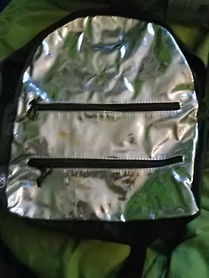 Shiny Silver Backpack • $8.25