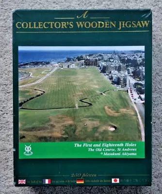 Wentworth Wooden Jigsaw 250 Pieces The Old Course St Andrews - Masakuni Akiyama • £6.99