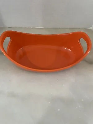 RACHAEL RAY Orange 1.25 Qt Oval Baker Dish Bowl • $18