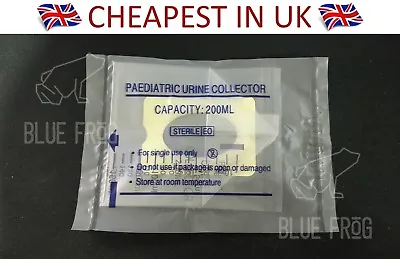 Paediatric Urine Sample Collection Bags 200ml X 10 [baby Infants Children] • £6.49