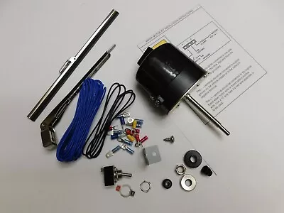 International Harvester Scout 80 Electric Wiper Motor Conversion Kit Black • $69.95