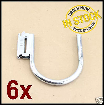 6x E Track 5  Finger J Hooks F Enclosed Trailer Cargo Box Van Truck Trailer Rope • $30.96