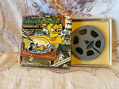 Mighty Mouse Frankenstein’s Cat 8mm Film 1963 Vintage Terrytoons 3  Reel 2/331 • $16