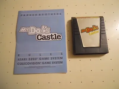 Mr Do!'s Castle (ColecoVision 1984) Game Cartridge With Manual - Tested/Working • $80