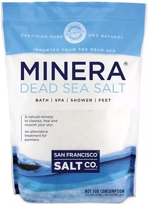 Minera Dead Sea Salt - 2 Lb. Bag Fine Grain • $18.69