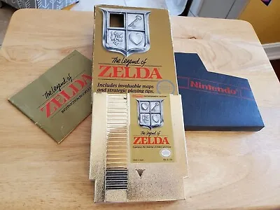 NES (CIB) - The Legend Of Zelda - Complete Game Box Manual & Case - Nintendo • $129.95
