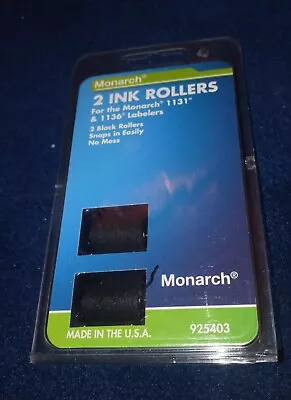 Monarch 925403 Replacement Ink Rollers Black 2/Pack • $11