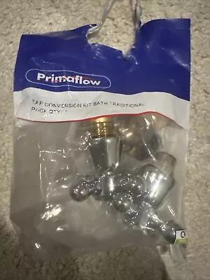 Primaflow Tap Conversion Kit Bath Traditional Style Hot Cold Taps 939422 • £5