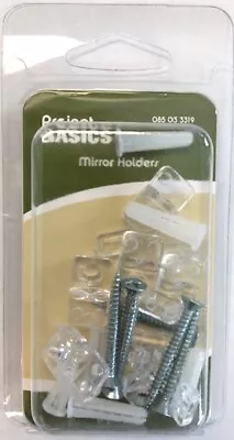 Project Basics 6 Pack Clear Mirror Holder Clips • £7.24