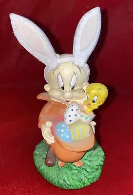 Elmer Fudd Tweety Bird Looney Tunes Easter Warners Brothers Figure 1997 • $22