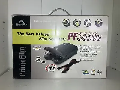 Pacific Image PrimeFilm 3650U Scanner TESTED OPEN BOX Photography Film • $69