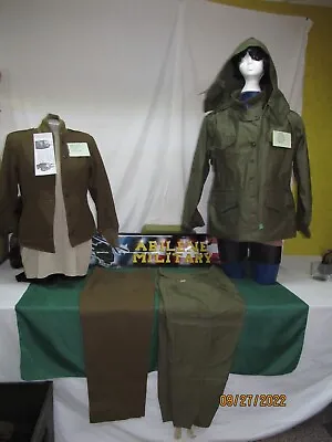 Original WWII Womens WAC Field Jacket With Hood & Liner Field Pants & Liner NOS • $1100