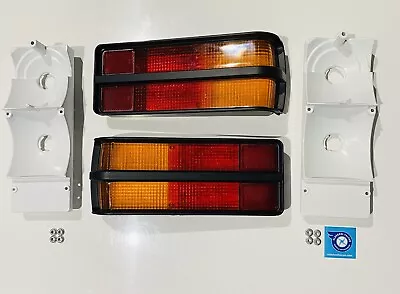 Holden Lx Lh Torana Black Taillight Lenses Pair With Globe Inserts Slr Hatch 308 • $538