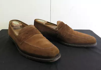 Charles Tyrwhitt Jermyn Street Men's Shoes Brown Suede Size 10 F Fit • £39.99