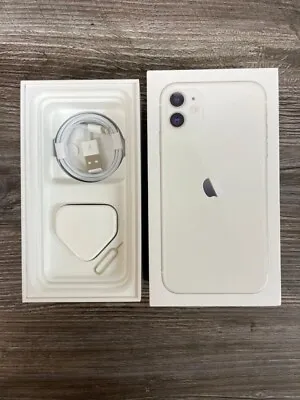 Used Empty Box For Apple IPhone 11 White 64GB Accessories NO PHONE INCLUDED • £12.99