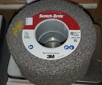 3M Scotch Brite Unitized Metal Multi Finishing Wheel 2S Med Medium 8” X 2” X 3  • $59.95