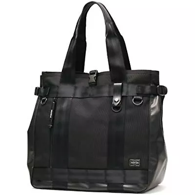$457.62 • Buy PORTER YOSHIDA BAG HEAT VERTICAL TOTE BAG 703-06971 BLACK Made In Japan NEW
