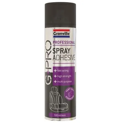 Adhesive Spray Glue Bond Car Rubber Wood Metal Vinyl Fabric Upholstery 500ml • £9.49