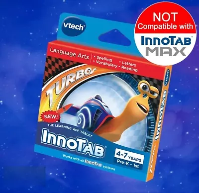 Vtech InnoTAB Game - Turbo Racing Team - Not Compatible With InnoTab Max • £4.99