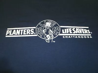 Vintage PLANTERS LIFESAVERS Mr. Peanut Single Stitch Shirt Chattanooga USA Made • $35