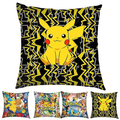 45cm Cartoon Pikachu Cushion Cover Throw Pillow Case Home Sofa Office Home Decor • $16.55