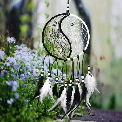 Gift Wedding Ins Wall Car Hanging Decor Dream Catcher Home Tai Ji Craft Yin Yang • £8.45