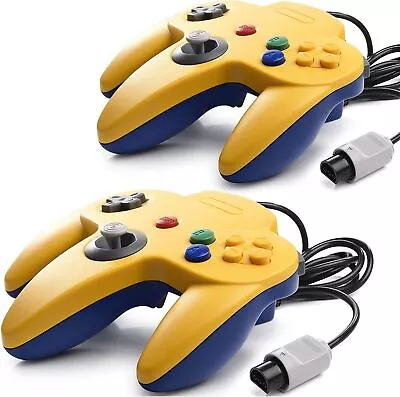 2Pack Wired Controller Gamepad Compatible With Nintendo64 N64 Video Game Console • $18.99