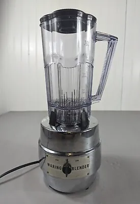 Waring Vintage 2 Speed Chrome Body Blender 32oz Model WB-3 380 Watts Teste • $24