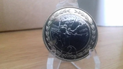 £6.99 • Buy NEW  Isle Of Man  TT Races £2 Coin  Marshall Finishing Line Iom Manx Man