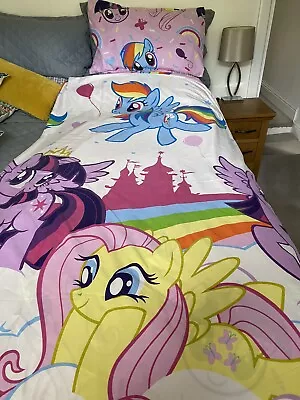 My Little Pony Single Bedding Set Quilt Cover Pink Girls Bedroom • £2.90