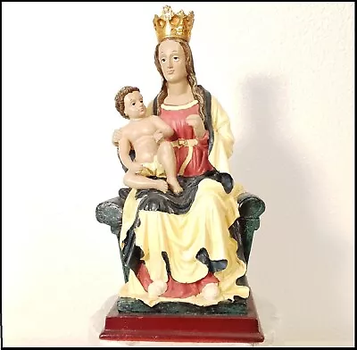 Vintage Mother Mary Madonna With Child Jesus Statue Figure Christian Church Doll • $75