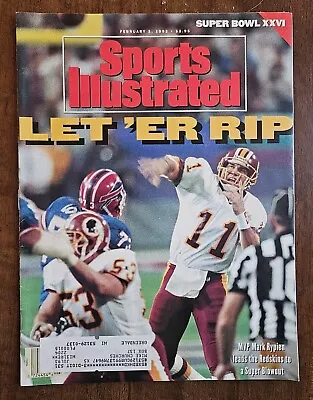 Sports Illustrated Magazine February 3 1992 Mark Rypien Washington Redskins SB • $2.99