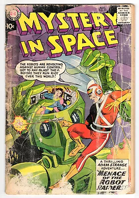 Mystery In Space #8 Fair 1.0 Adam Strange Begins Carmine Infantino Art 1959 • $99.99
