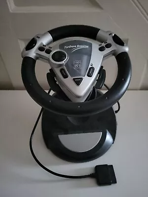 Sony PlayStation Logic 3 Topdrive Sprinter Steering Wheel Controller PS1 PS2 VGC • £20