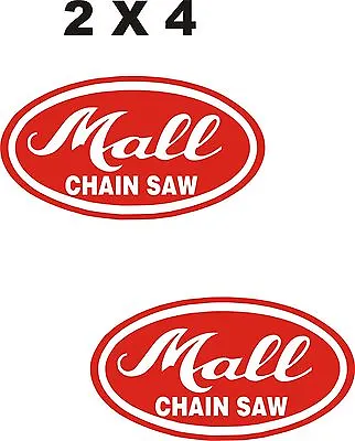 Dx On Sale   2- Mall Chain Saw  Vinyl Decal  • $6.99