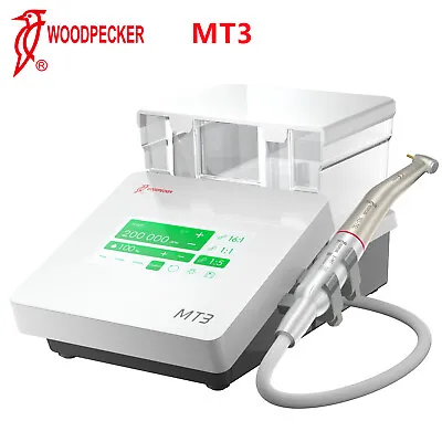 Woodpecker Dental Brushless Electric Micro Motor MT3 +1:5 Contra Angle Handpiece • $1499.99