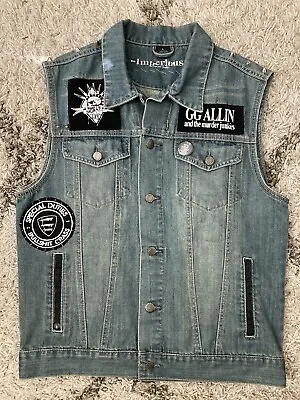 Men’s Punk Rock Vest Size L • $120