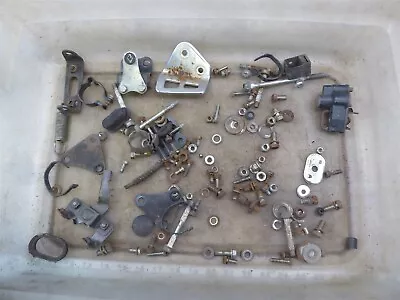 1981 Yamaha SR250 Exciter Y469) Misc Bike Bolts Parts Mounts Brackets #3 • $20.10