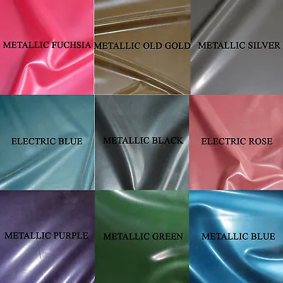 0.40mm Gauge Metallic Sheet Latex/Rubber By Continuous Metre 1m Width • £21.95