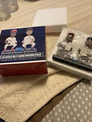 Louisville Bats Bobblehead Vince Coleman/Redbirds&Billy Hamilton/Bats NEW • $12