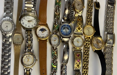 $24.60 • Buy Vintage Watch Lot (12) Women - Seiko, Relic, Waltham, Timex, Armitron, +More (1)