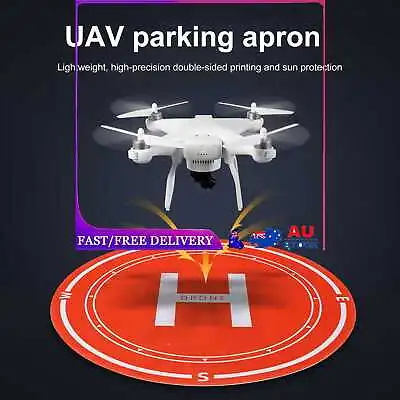 $9.02 • Buy 50cm Drone Landing Pad Foldable Felt UAV Takeoff Cushions Non-fading For Outdoor