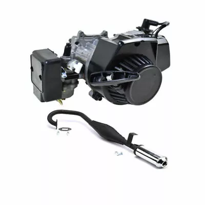 49CC 50CC 2 Stroke Gas Engine Motor Exhaust Muffler Pocket Mini Dirt Bike ATV • $109.49