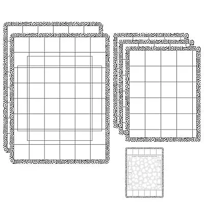 5PCS 6.5x 8.5/4.75x6inch Stick And Stamp Mat Mini Low Stcik Mat Multi-UseLow... • $17.24