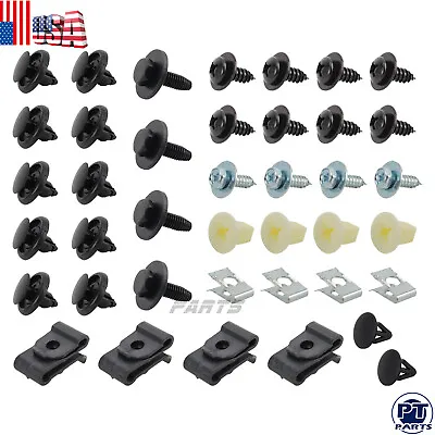 Engine Underbody Guard Plate Tray Cover Hardware Screw Bolt Fastening Clamp Kit • $10.95